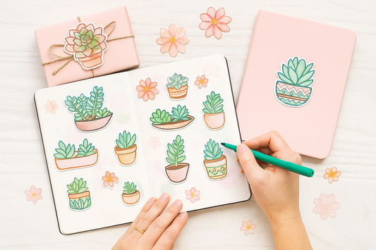 Color Your Own Sticker Bundles- Individual Stickers Pack