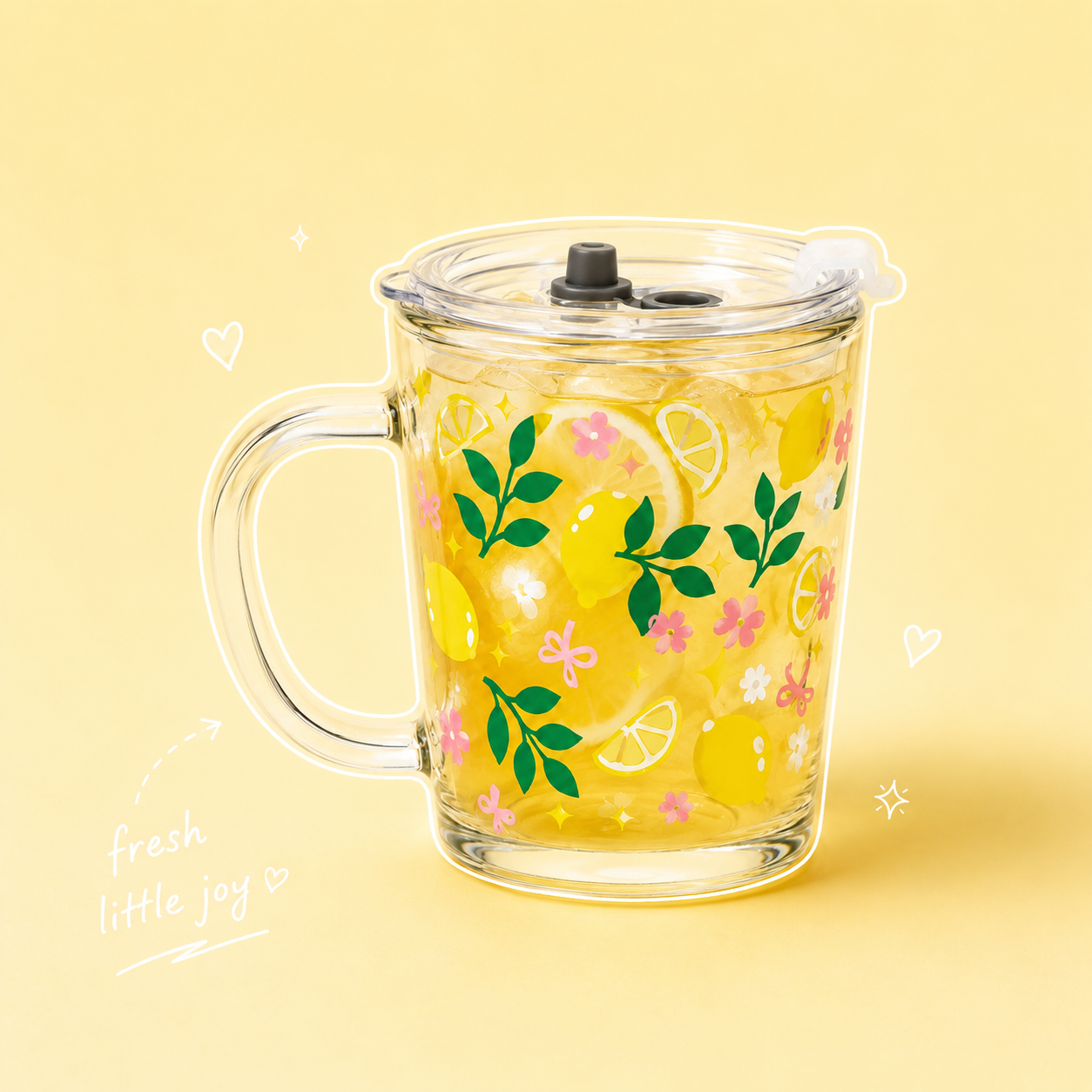 Glass Tumblers - Lemon