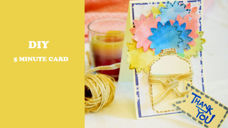 DIY Card- very quick and easy