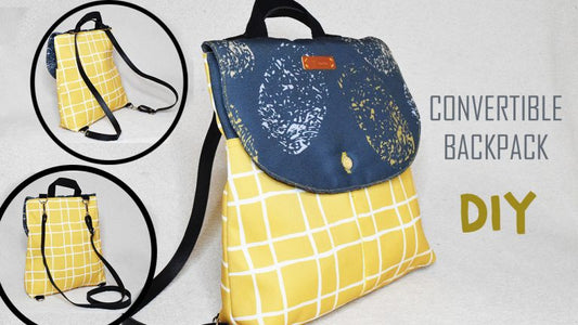 DIY Convertible Backpack Sewing Tutorial