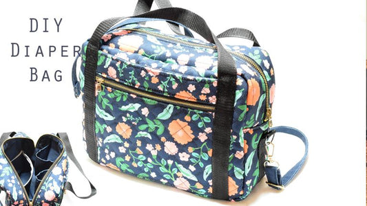 DIY Diaper Bag with 5 pockets