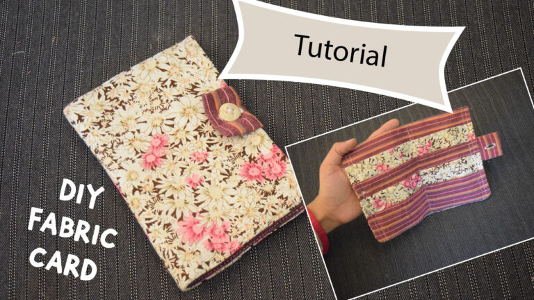 DIY Easy to Make Fabric Wallet – Fabric Wallet For Cards – Fabric Card Wallet tutorial for Beginners