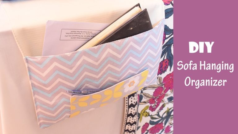 DIY Easy to make Hanging Organizer in 5 minutes