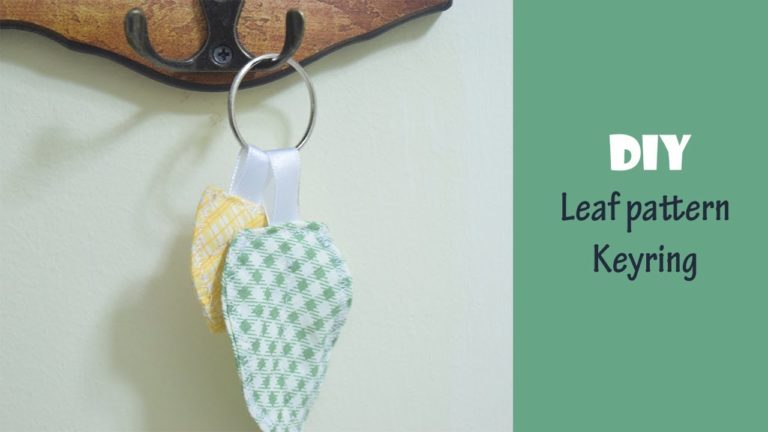 DIY Easy to Make in 5 minutes Leaf Pattern Key ring Project