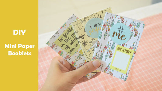 5 minute DIY- Easy to make Mini Diary Tutorial