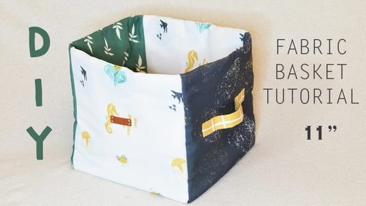 DIY Fabric Basket Organizer