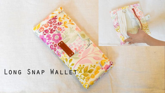 DIY Long Bifold Snap Wallet