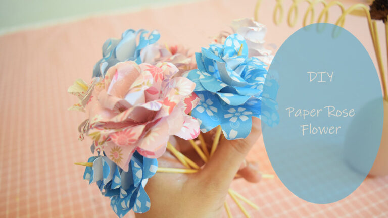 DIY Paper roses- How to Make paper roses in Easy Way