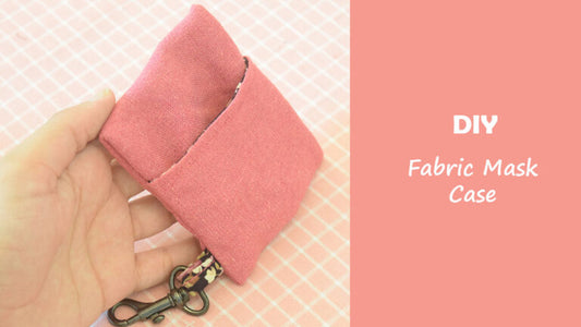 DIY Portable Fabric Face Mask Case/Pouch