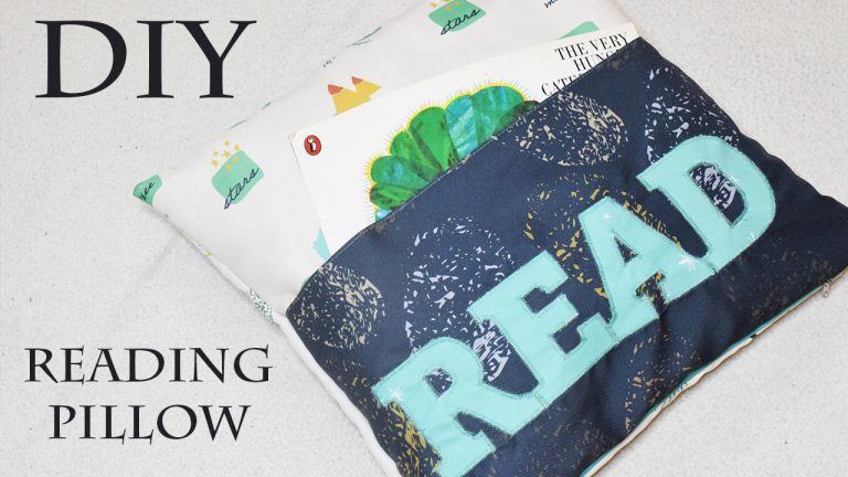 DIY Reading Pillow Sewing Tutorial