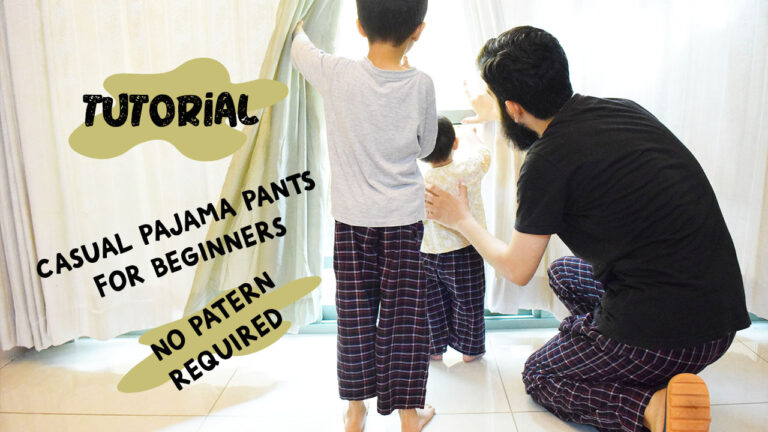 Very Easy Casual Pajama pants cutting and stitching for beginners- DIY Without any pattern