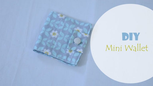 Easy to make Mini Fabric Wallet