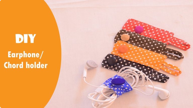 Fabric Cable Organizer – DIY in 5 Minutes !