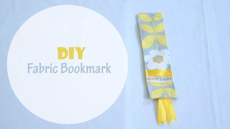 How to sew DIY Fabric Bookmarks in just 5 minutes