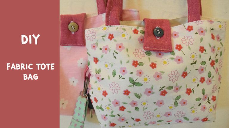 How to stitch a very easy Fabric Tote Bag