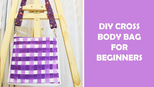 Learn to make Cross Body Bag | DIY Fabric bags | Tutorial for beginners