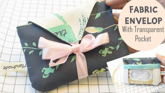 Learn How to Sew A very Easy Fabric Envelop from Scrap Fabric