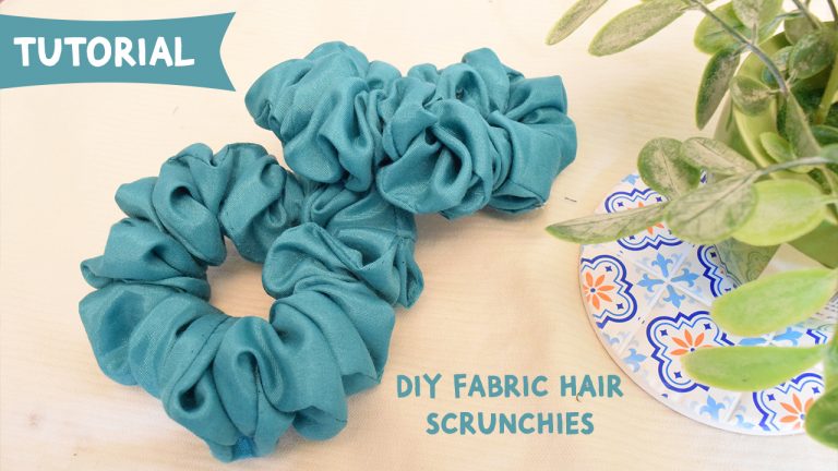 Learn How To Make Fabric Hair Scrunchies | DIY Silk Scrunchies
