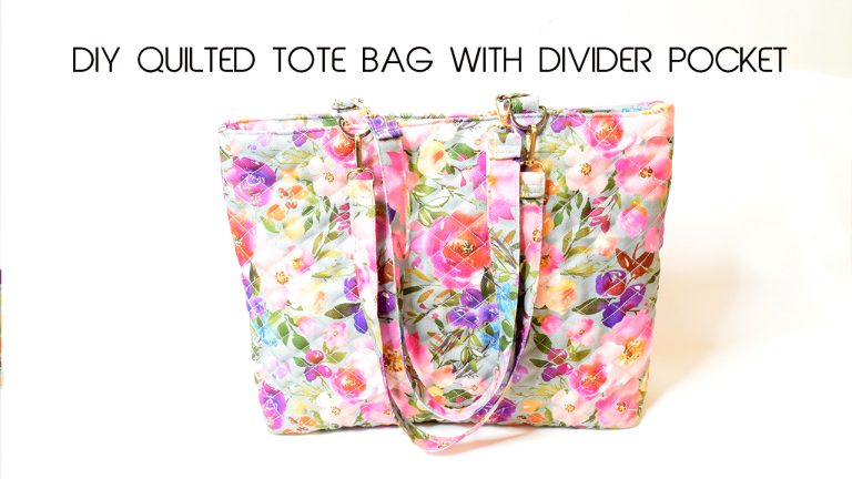 Sew a Tote bag with divider Pocket