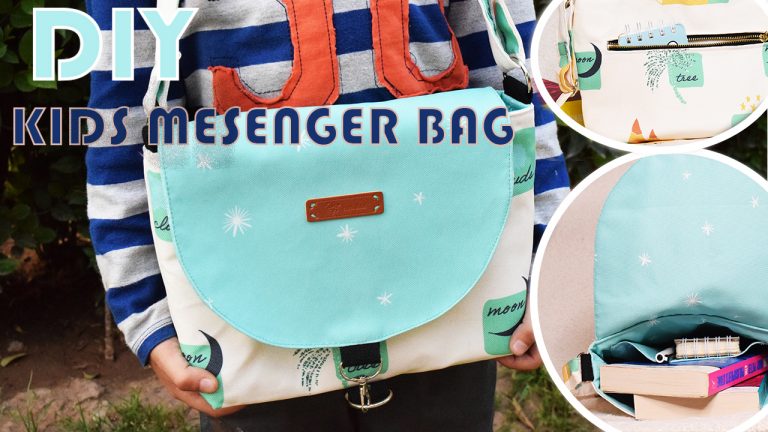 How to Sew Kids Messenger Bag | DIY Crossbody Bag