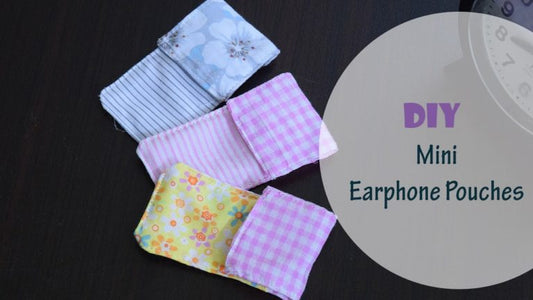 DIY 5 minutes Earphones Pouch