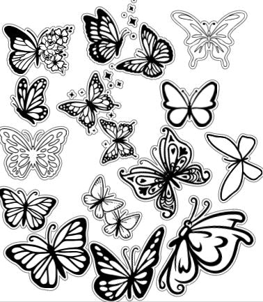 Color Your Own Sticker Bundles- Individual Stickers Pack