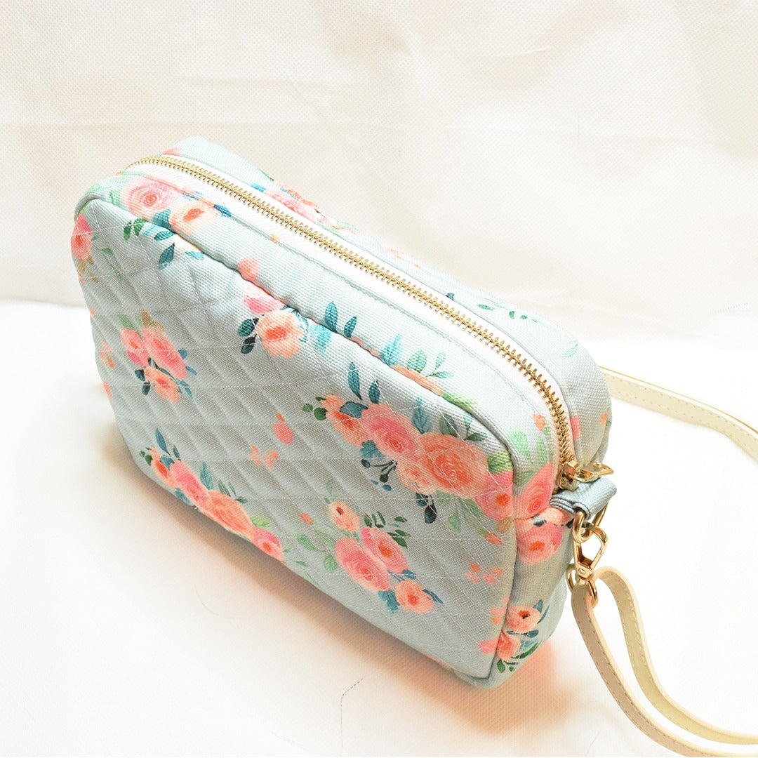 Travel Quilt Cross Body Bag