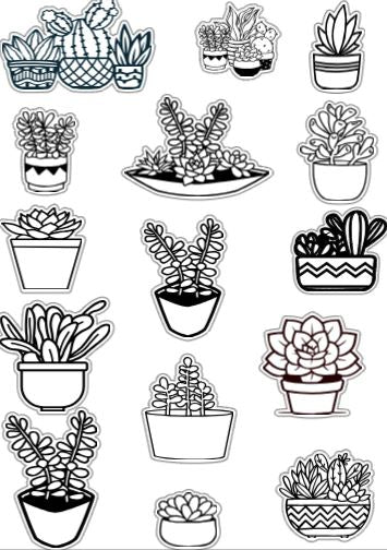 Color Your Own Sticker Bundles- Individual Stickers Pack