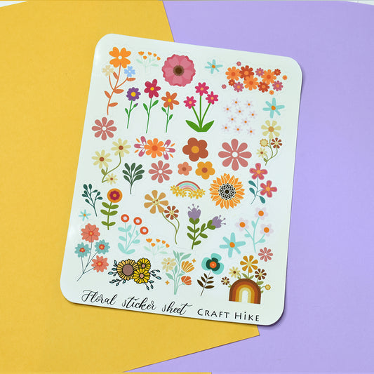 Floral Sticker Sheet