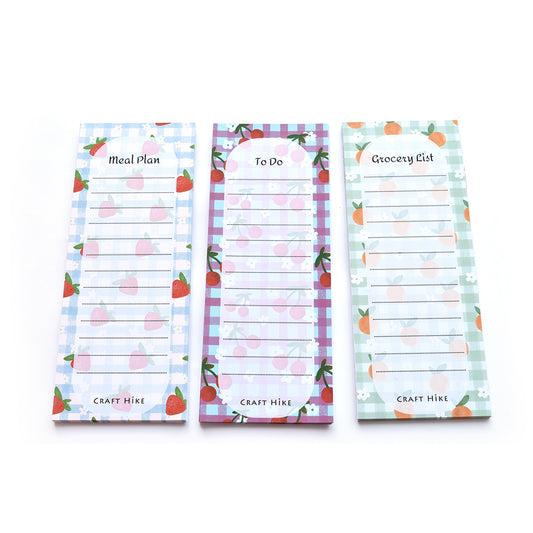 Fridge Organisation Notepad Bundle