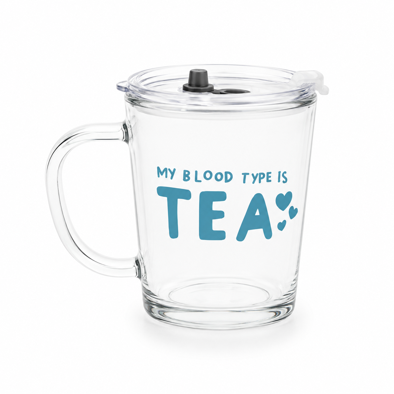 Glass Tumblers - My Blood Type is Tea