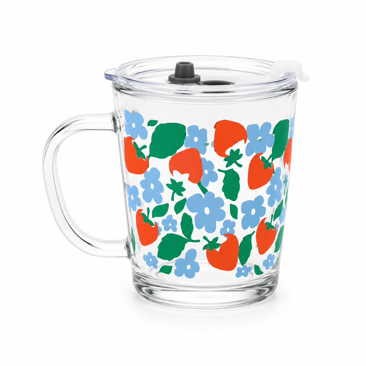 Glass Tumblers - Strawberries