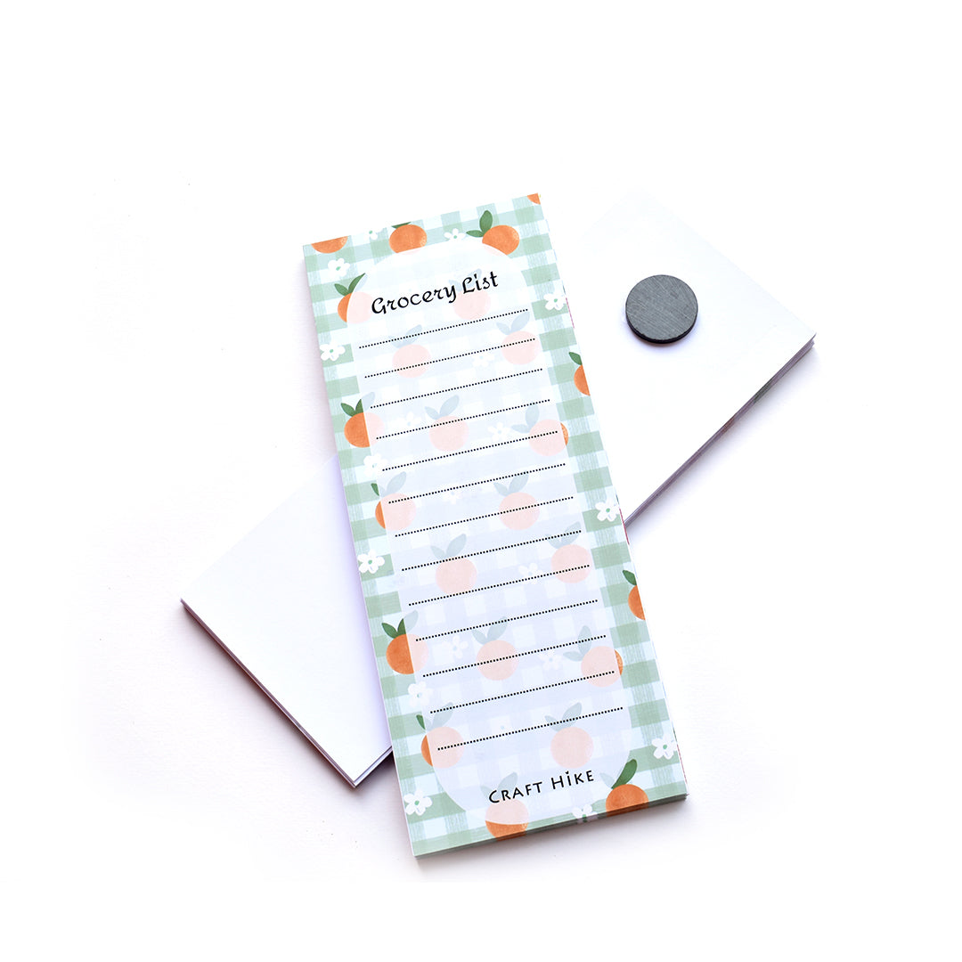 Grocery List Magnet Notepad