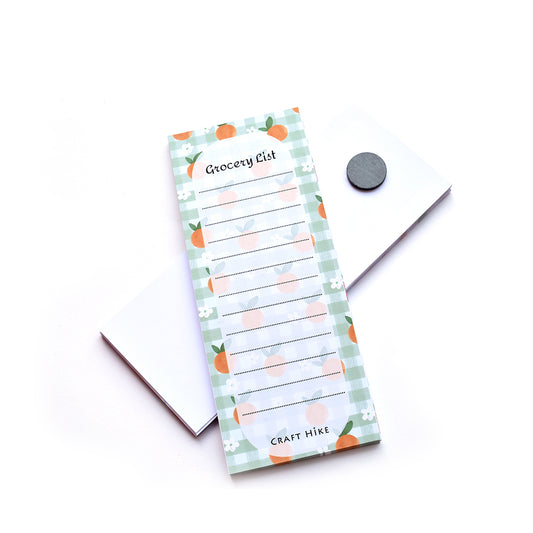 Grocery List Magnet Notepad