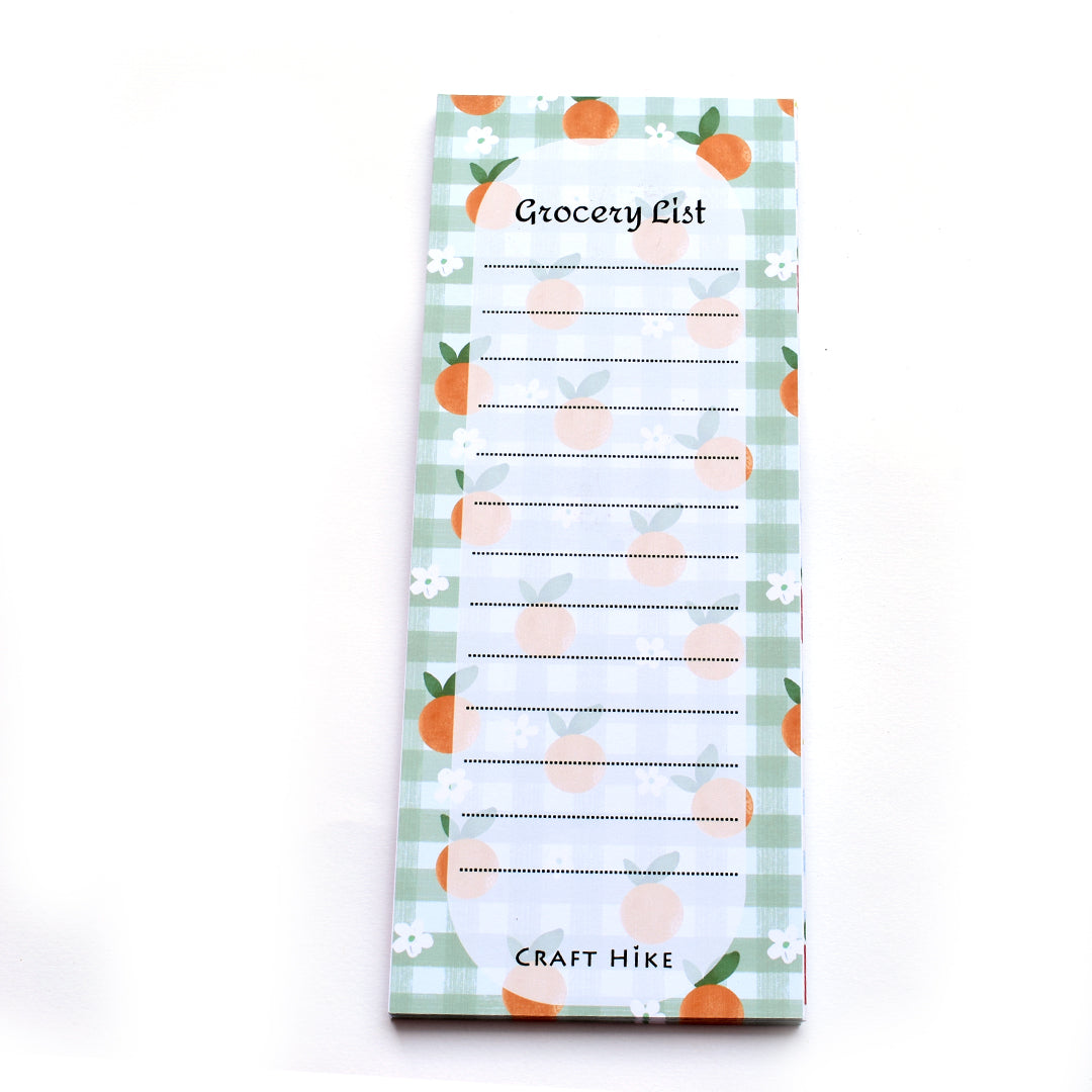 Grocery List Magnet Notepad