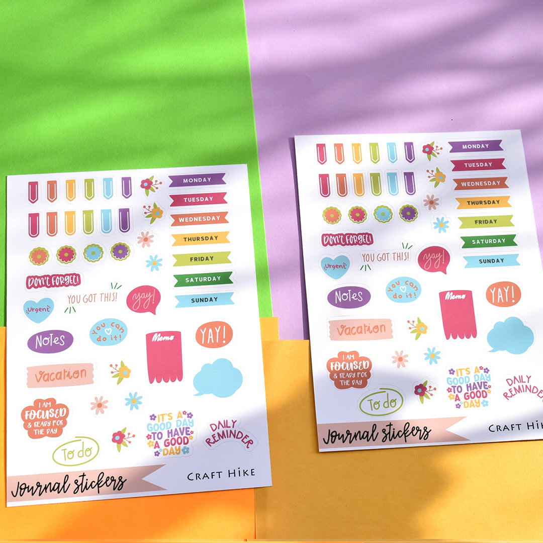 Journal Sticker Sheet