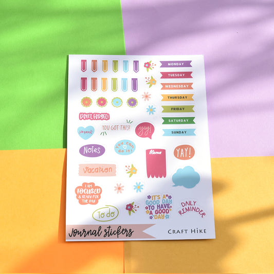 Journal Sticker Sheet