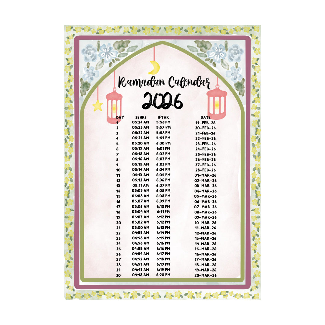 Ramadan Calendar