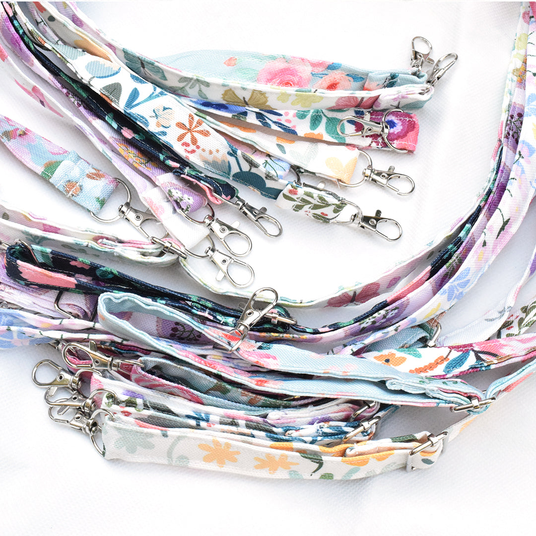 Floral Fabric Straps