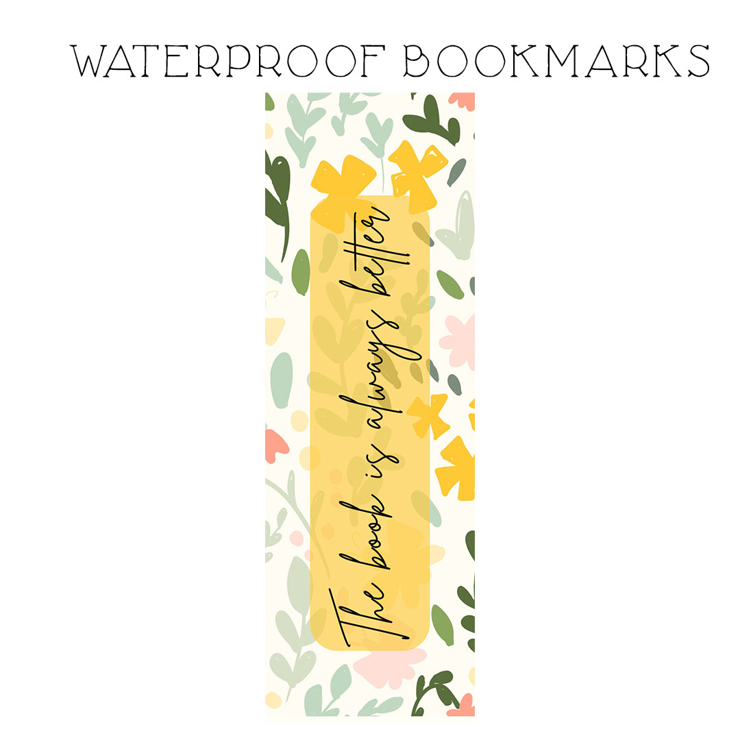 Waterproof Bookmarks