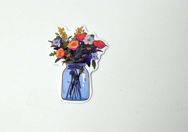 Flowers In Jar Stickers - Image 47