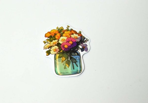 Flowers In Jar Stickers - Image 44