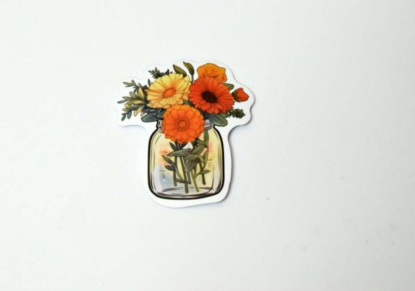 Flowers In Jar Stickers - Image 43