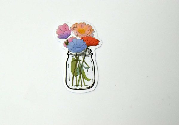 Flowers In Jar Stickers - Image 41