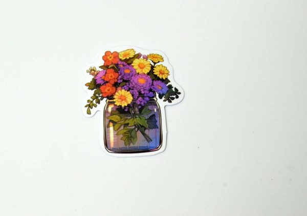 Flowers In Jar Stickers - Image 36