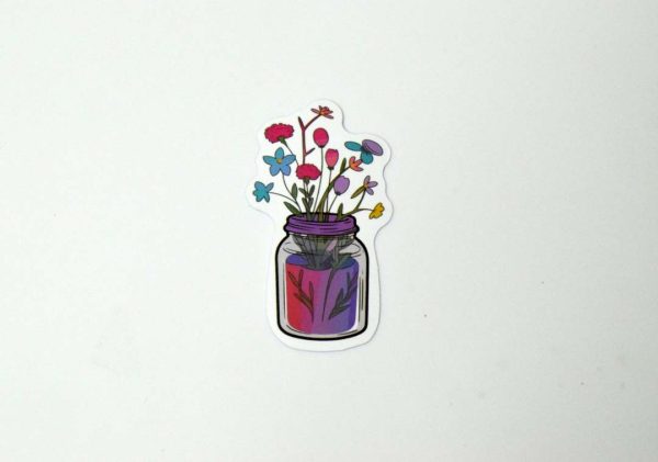 Flowers In Jar Stickers - Image 34