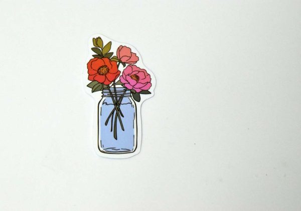 Flowers In Jar Stickers - Image 33