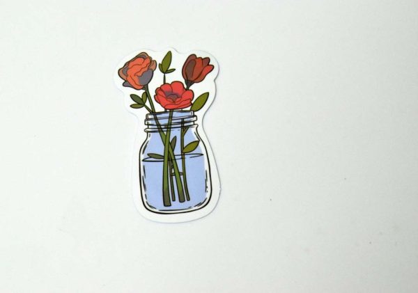 Flowers In Jar Stickers - Image 32