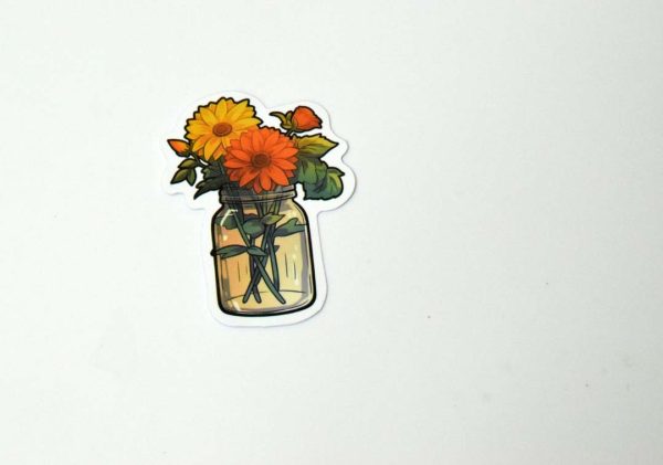 Flowers In Jar Stickers - Image 23