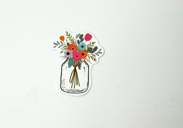 Flowers In Jar Stickers - Image 22